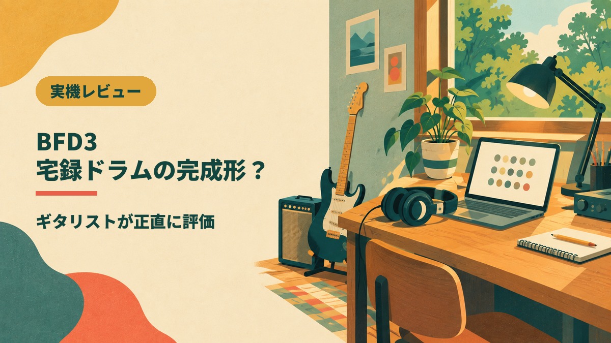 BFD3 宅録ドラムの完成形？