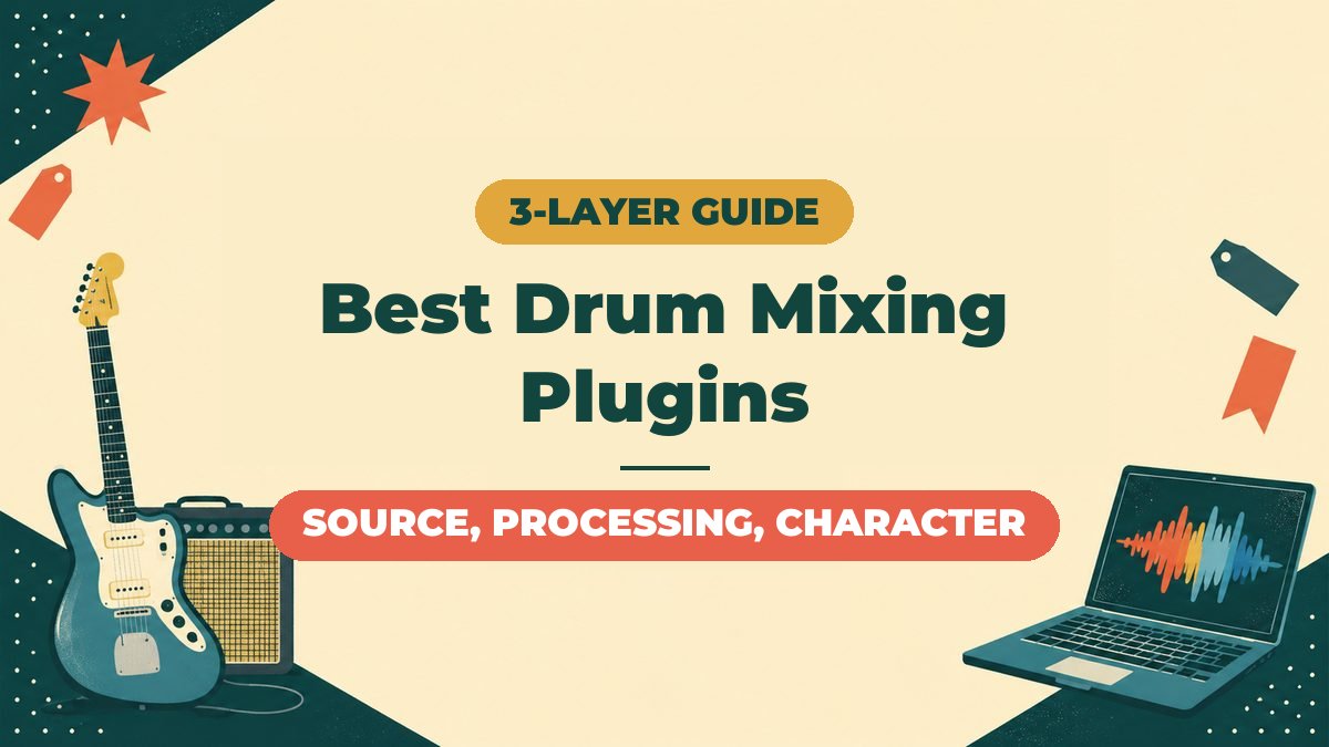 Best Plugins for Mixing Drums | A Complete 3-Layer Guide for Home-Recording Band Players