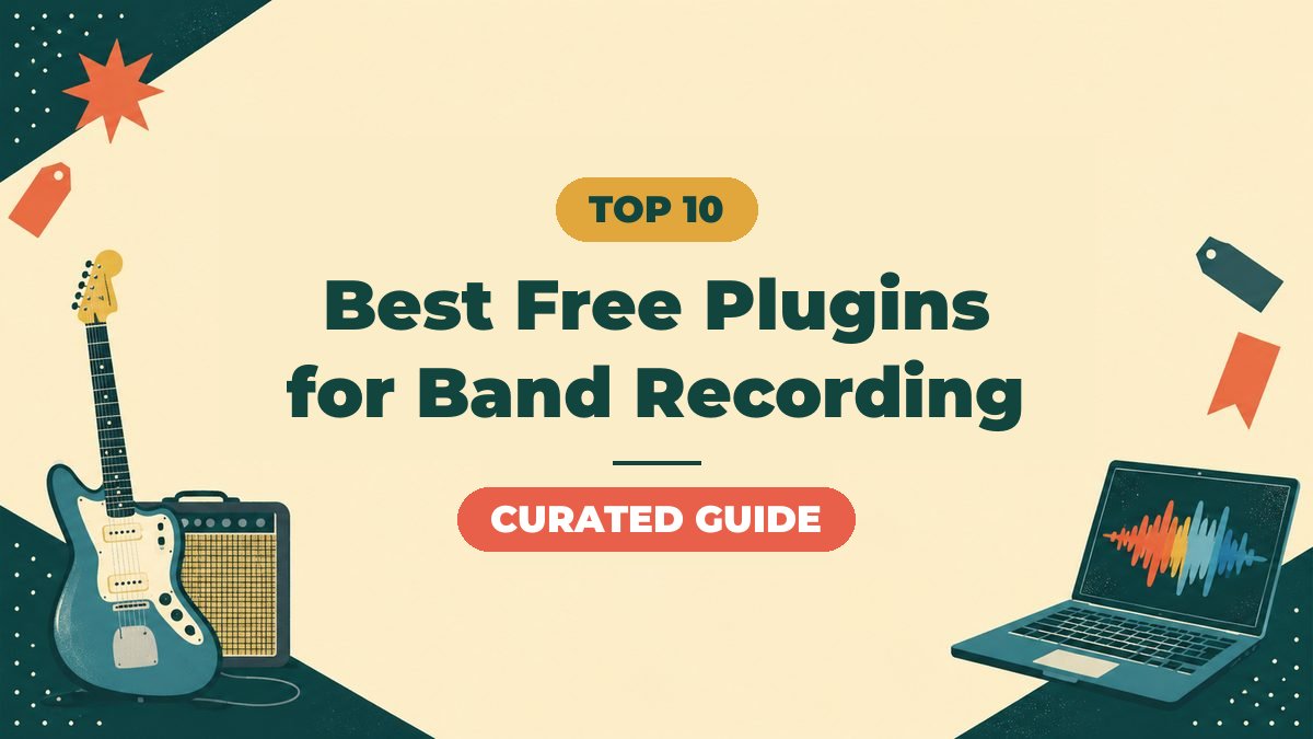 10 Best Free Plugins for Band Recording | Only the Essentials That Actually Work