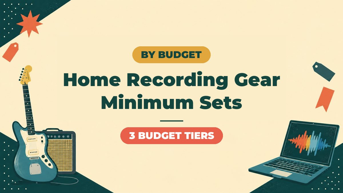 Best Home Recording Gear by Budget | Minimum Sets for 20,000, 50,000 and 100,000 Yen