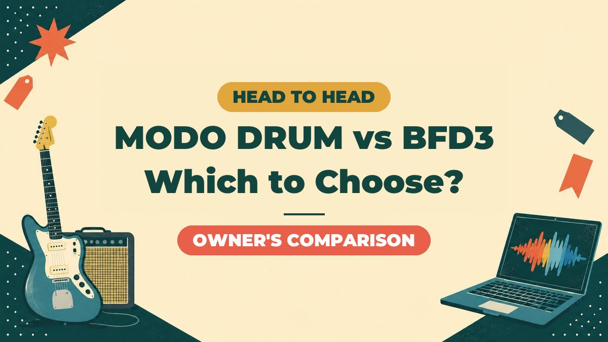 MODO DRUM vs BFD3 | Which Suits Band Home Recording? A Comparison from an Owner of Both