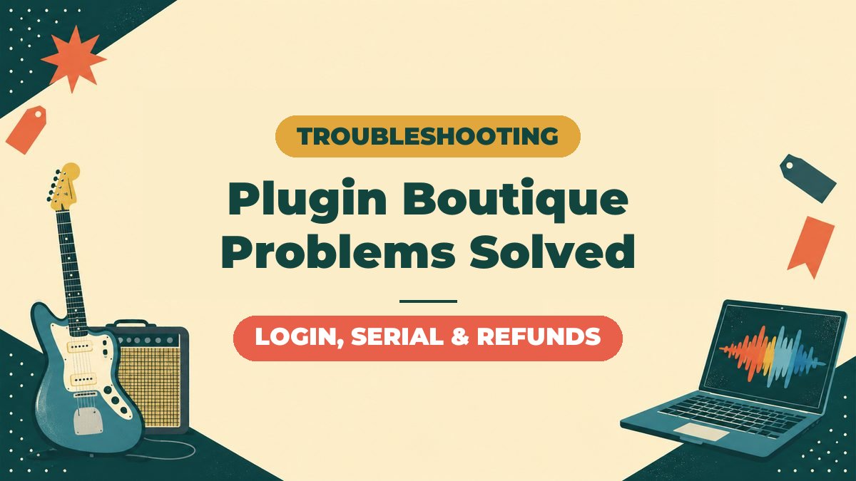 Plugin Boutique Troubleshooting Guide | Fixes for Refunds, Serial Numbers and Login Problems